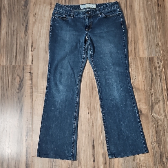 Ann Taylor Loft Curvy Boot Women's Blue Jeans - Picture 1 of 10
